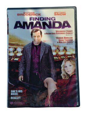 Finding Amanda DVD Movie 2008 Matthew Broderick & Brittany Snow Comedy